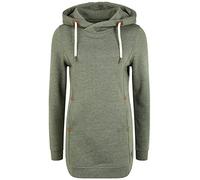 OXMO OXVicky Damen Sweat Hoodie Long Pullover Kapuzenpullover mit Kapuze Kordelzug Regular fit, Größe:XS, Farbe:Climb Mel (7987853)
