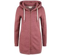 OXMO OXVicky Straight Sweat Zip-Hoodie Damen Sweatjacke Kapuzenjacke Hoodie mit Kapuze Kordel Eingrifftaschen Regular fit, Größe:M, Farbe:Wine R Mel (7989853)