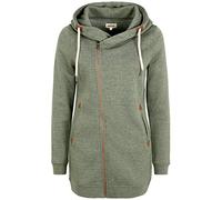 OXMO Kapuzensweatjacke Damen grün, XS