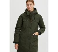 OXMO OXTala Damen Wintermantel Parka Mantel gefüttert mit hochabschließendem Kragen, Größe:M, Farbe:Rosin (190509)