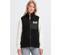 OXMO Plüschweste Damen schwarz, XL