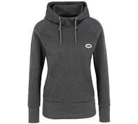 OXMO Puja Damen Kapuzenpullover Hoodie Pullover mit Kapuze, Größe:S, Farbe:Dark Grey Melange (1940071)