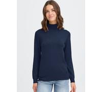 OXMO Rollkragenpullover Damen blau, XXL