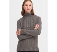 OXMO Rollkragenpullover Damen grau, S