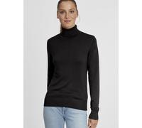 OXMO Rollkragenpullover Damen schwarz, L