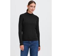 OXMO Rollkragenpullover Damen schwarz, M