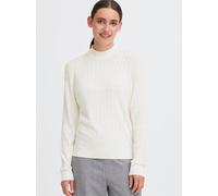OXMO Rollkragenpullover Damen weiß, XL
