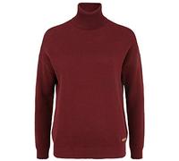 OXMO Sina Damen Rollkragenpullover Pullover, Größe:L, Farbe:Wine RED (790985)