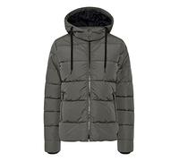 OXMO Sofina Damen Winterjacke Damenjacke Jacke gefüttert mit Kapuze, Größe:S, Farbe:Pewter (185203)