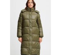 Schneejacke OXMO "Steppmantel OXAbby", Damen, Gr. 36, grün (dusty olive), Obermaterial: 100% Nylon NY., Mäntel Schneejacke (20050218-36) dusty olive