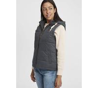 OXMO OXLew Damen Weste Steppweste Outdoor Weste mit Kapuze Eingrifftaschen Baumwollmischung Regular fit, Größe:S, Farbe:Insignia B (791991)