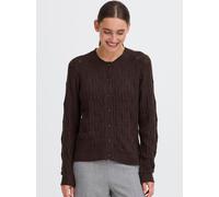 OXMO Strickjacke Damen Stretch braun, S