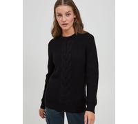 OXMO Natasja Damen Strickpullover Grobstrick Pullover, Größe:M, Farbe:Black (194007)