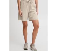 OXMO OXDaniella Shorts Damen Shorts Elegante Kurze Hose mit Stretch elastischer Bund mit Tunnelzug Regular-Fit, Größe:38, Farbe:Cement (140708)