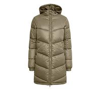 OXMO Tabata Damen Steppmantel Wintermantel Winterjacke gefüttert mit hochabschließendem Kragen, Größe:M, Farbe:Dusty Olive (180515)
