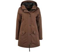 OXMO Tamila Damen Übergangsmantel Parka Lange Jacke, S, Carafe (191116)