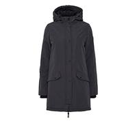 OXMO Tamila Damen Übergangsmantel Parka Lange Jacke mit Kapuze, Größe:M, Farbe:Phantom Grey (194205)