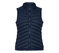 OXMO Telppa Damen Weste Steppweste Outdoor Weste mit Stehkragen, Größe:M, Farbe:Dress Blues (194024)