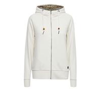OXMO Ulla Damen Sweatjacke Cardigan Sweatshirtjacke mit Kapuze, Größe:S, Farbe:Birch (130905)