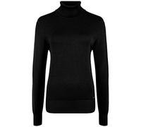 OXMO Wina Damen Rollkragenpullover Pullover, Größe:L, Farbe:Black (194007)