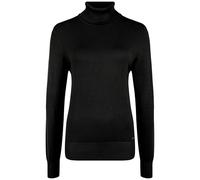 OXMO Rollkragenpullover Damen schwarz, S