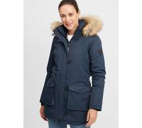 OXMO Acta Damen Wintermantel Parka Mantel mit Kapuze, Größe:M, Farbe:Insignia Blue (194010)