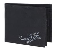 oxmox New Cryptan RFID Protect Querscheinbörse Lizard Print Grey Black