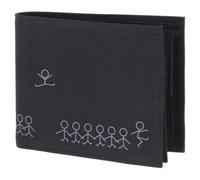 oxmox New Cryptan RFID Protect Querscheinbörse Jumping Jack 2.0 Print Grey Black