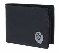 oxmox New Cryptan RFID Protect Querscheinbörse Freedom Lion Print Grey Black