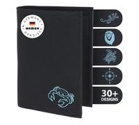 oxmox New Cryptan RFID Protect Kombibörse Crab 2.0 Print Cyan Black
