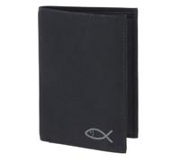 oxmox New Cryptan RFID Protect Kombibörse Freedom Fish Print Grey Black
