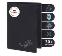 oxmox New Cryptan RFID Protect Kombibörse Lizard 2.0 Print Grey Black