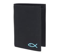 oxmox New Cryptan RFID Protect Kombibörse Freedom Fish Print Cyan Black