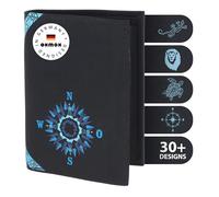 oxmox New Cryptan Geldbörse RFID Schutz 9.5 cm blau