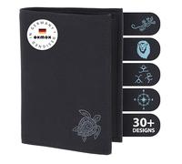 oxmox New Cryptan Geldbörse RFID Schutz 13 cm schwarz