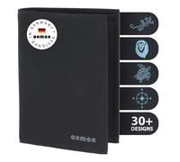oxmox New Cryptan Geldbörse RFID Schutz 13 cm schwarz