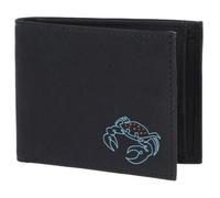 Oxmox Geldbörse New Cryptan RFID Protect Pocketbörse Crab Print Cyan Black schwarz