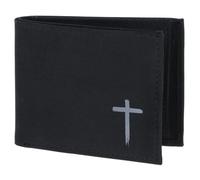 Oxmox Geldbörse New Cryptan RFID Protect Pocketbörse Freedom Cross Print Grey Black schwarz