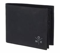Oxmox Geldbörse New Cryptan RFID Protect Querscheinbörse Ox 2.0 Print Grey Black schwarz