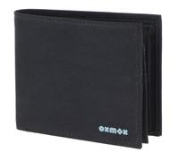 Oxmox Geldbörse New Cryptan RFID Protect Querscheinbörse Pure 2.0 Print Cyan Black schwarz