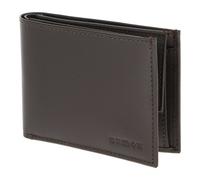 oxmox Leather Geldbörse RFID Schutz Leder 11 cm braun