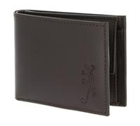 oxmox Leather Geldbörse RFID Schutz Leder 11 cm braun