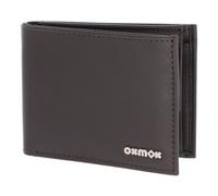 oxmox Leather RFID Protect Pocketbörse Pure 2.0 Metal Square Brown