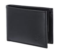 Oxmox Leder Geldbörse Leather RFID Protect Pocketbörse Ox 2.0 Embossed Black schwarz
