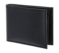 Oxmox Leder Geldbörse Leather RFID Protect Pocketbörse Freedom Lion Embossed Black schwarz