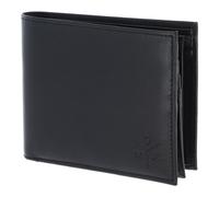 oxmox Leather Geldbörse RFID Schutz Leder 12 cm blau