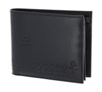 oxmox Leather Geldbörse RFID Schutz Leder 12 cm grau