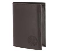oxmox Leather RFID Protect Kombibörse Circle Bloom Embossed Brown