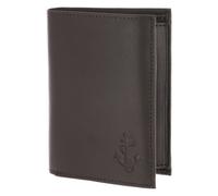oxmox Leather Geldbörse RFID Schutz Leder 13 cm braun