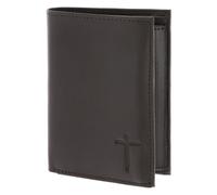 oxmox Leather RFID Protect Kombibörse Freedom Cross Embossed Brown